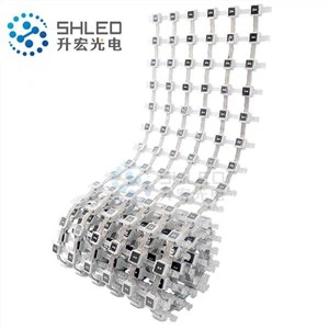 Skrin tal-malja LED griż